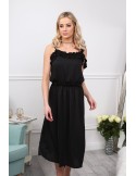 Everyday black strappy dress MP60354 - Online store - Boutique